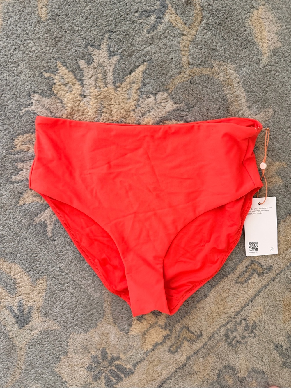 NWT Quince high rise bikini bottom Medium